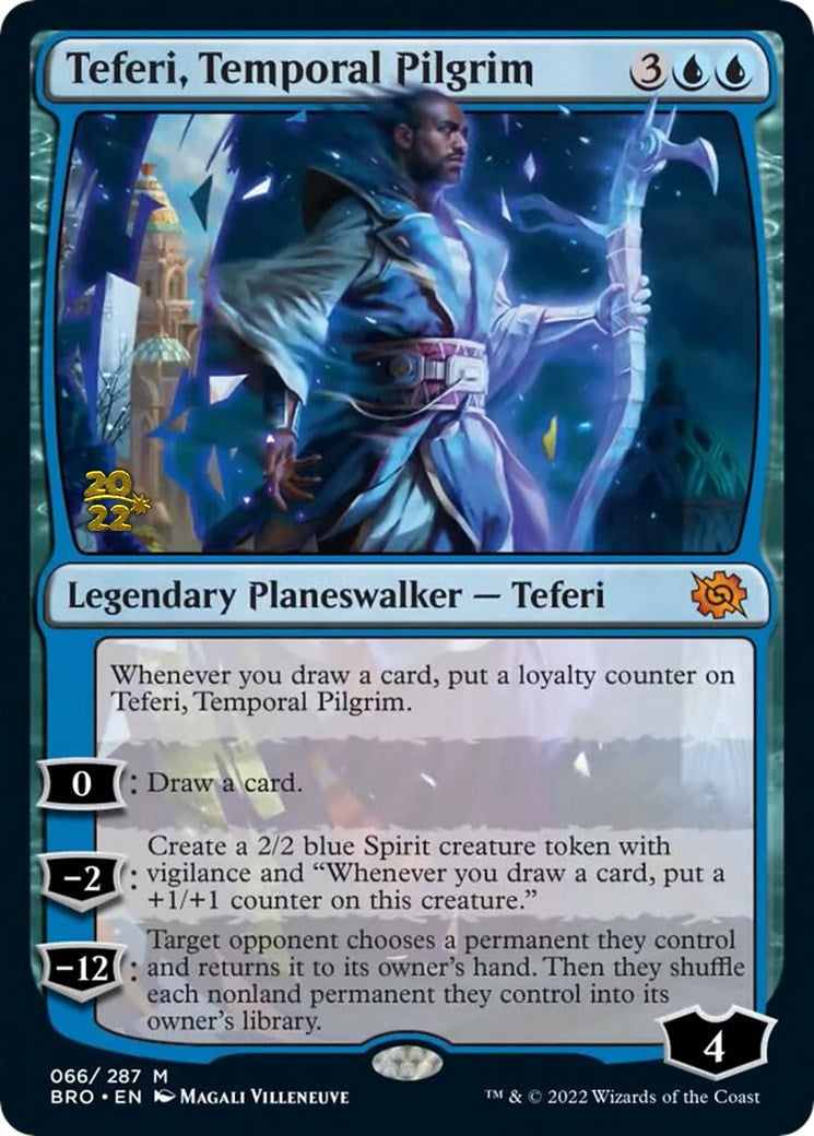 Teferi, Temporal Pilgrim [The Brothers' War: Prerelease Promos] | Jack's On Queen