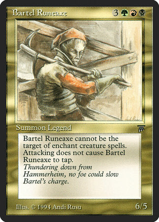 Bartel Runeaxe [Legends] | Jack's On Queen