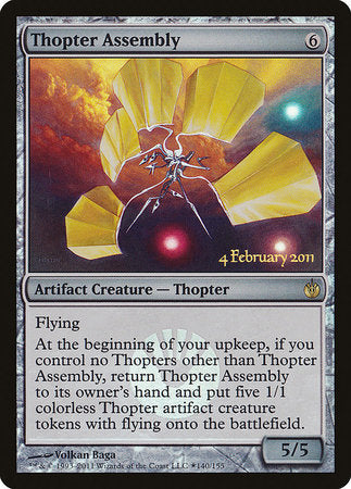 Thopter Assembly [Mirrodin Besieged Promos] | Jack's On Queen