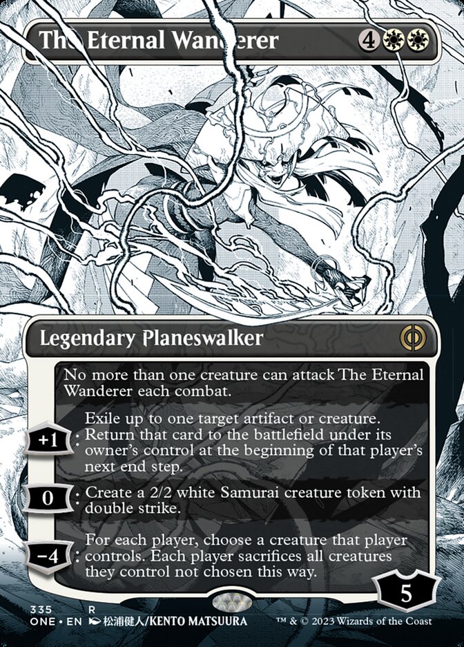 The Eternal Wanderer (Borderless Manga) [Phyrexia: All Will Be One] | Jack's On Queen