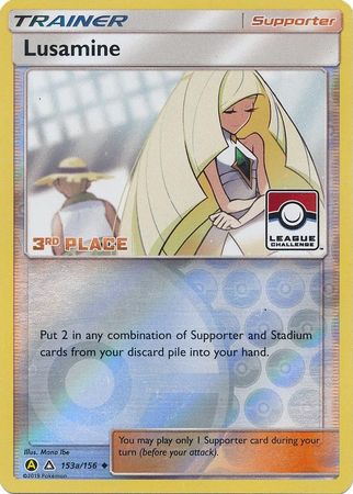 Lusamine (153a/156) (League Challenge Alt Art 3rd Place) [Sun & Moon: Ultra Prism] | Jack's On Queen