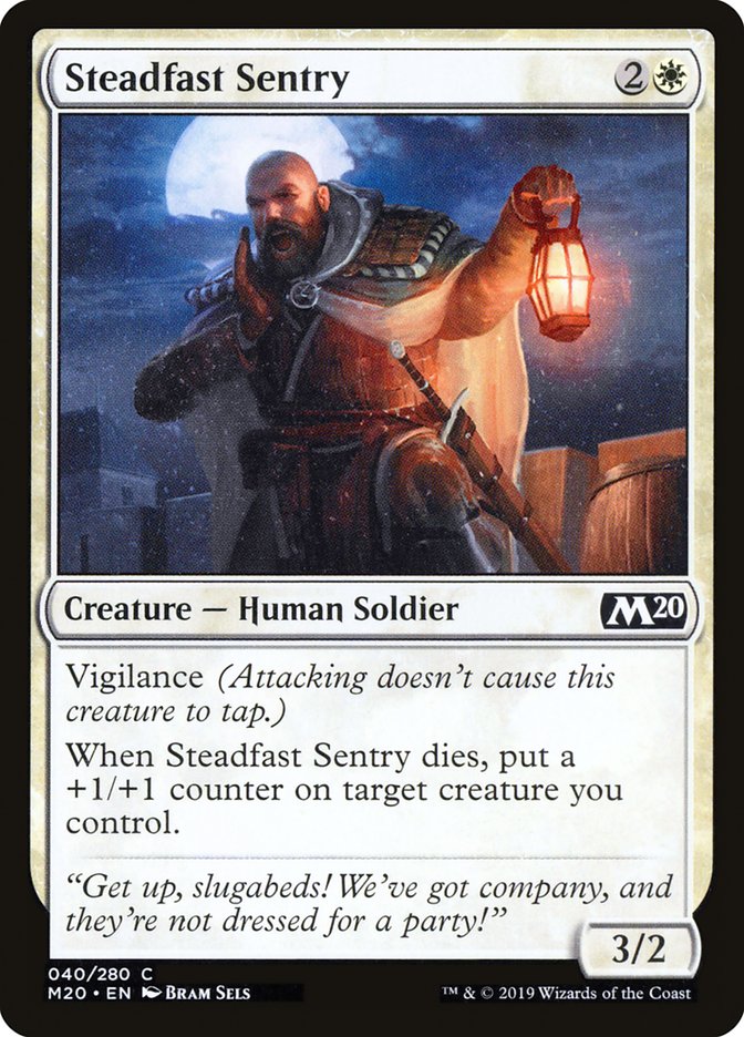 Steadfast Sentry [Core Set 2020] | Jack's On Queen