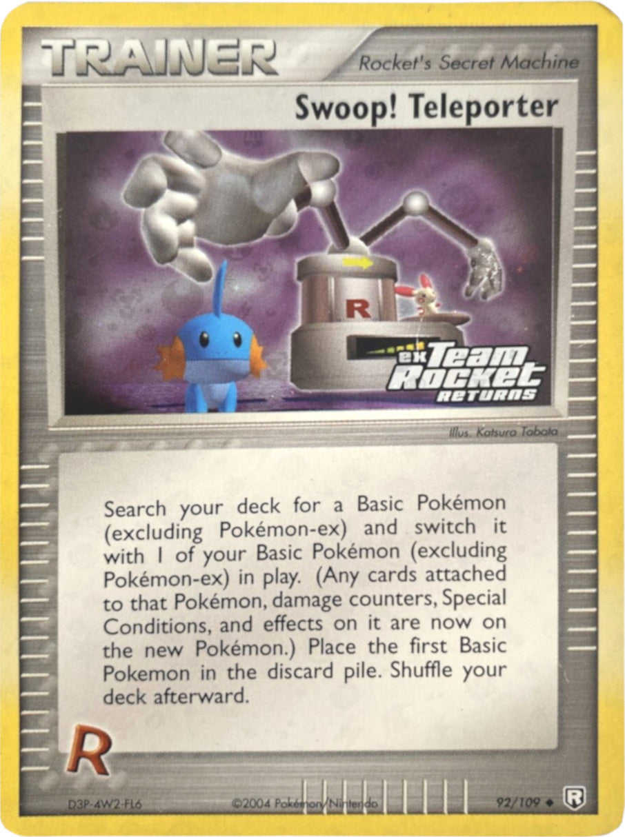 Swoop! Teleporter (92/109) (Stamped) [EX: Team Rocket Returns] | Jack's On Queen