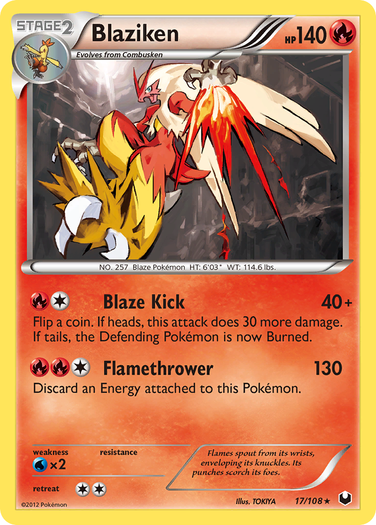 Blaziken (17/108) [Black & White: Dark Explorers] | Jack's On Queen