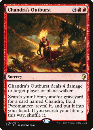 Chandra's Outburst [Dominaria] | Jack's On Queen