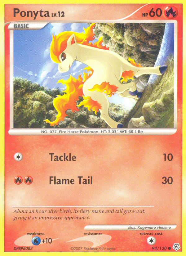 Ponyta (94/130) [Diamond & Pearl: Base Set] | Jack's On Queen