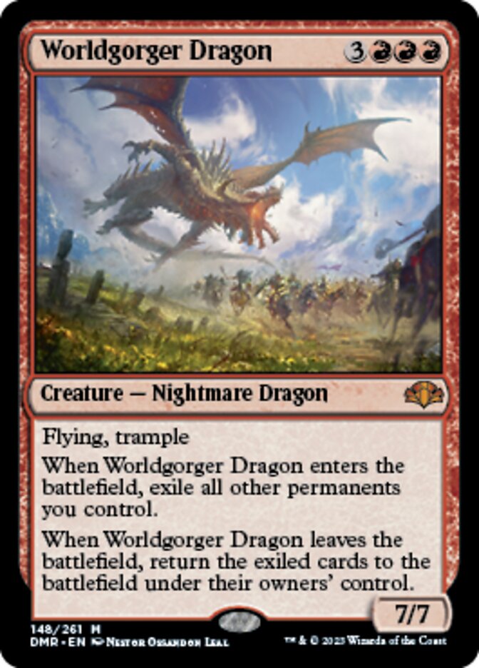 Worldgorger Dragon [Dominaria Remastered] | Jack's On Queen