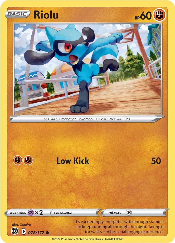 Riolu (078/172) [Sword & Shield: Brilliant Stars] | Jack's On Queen