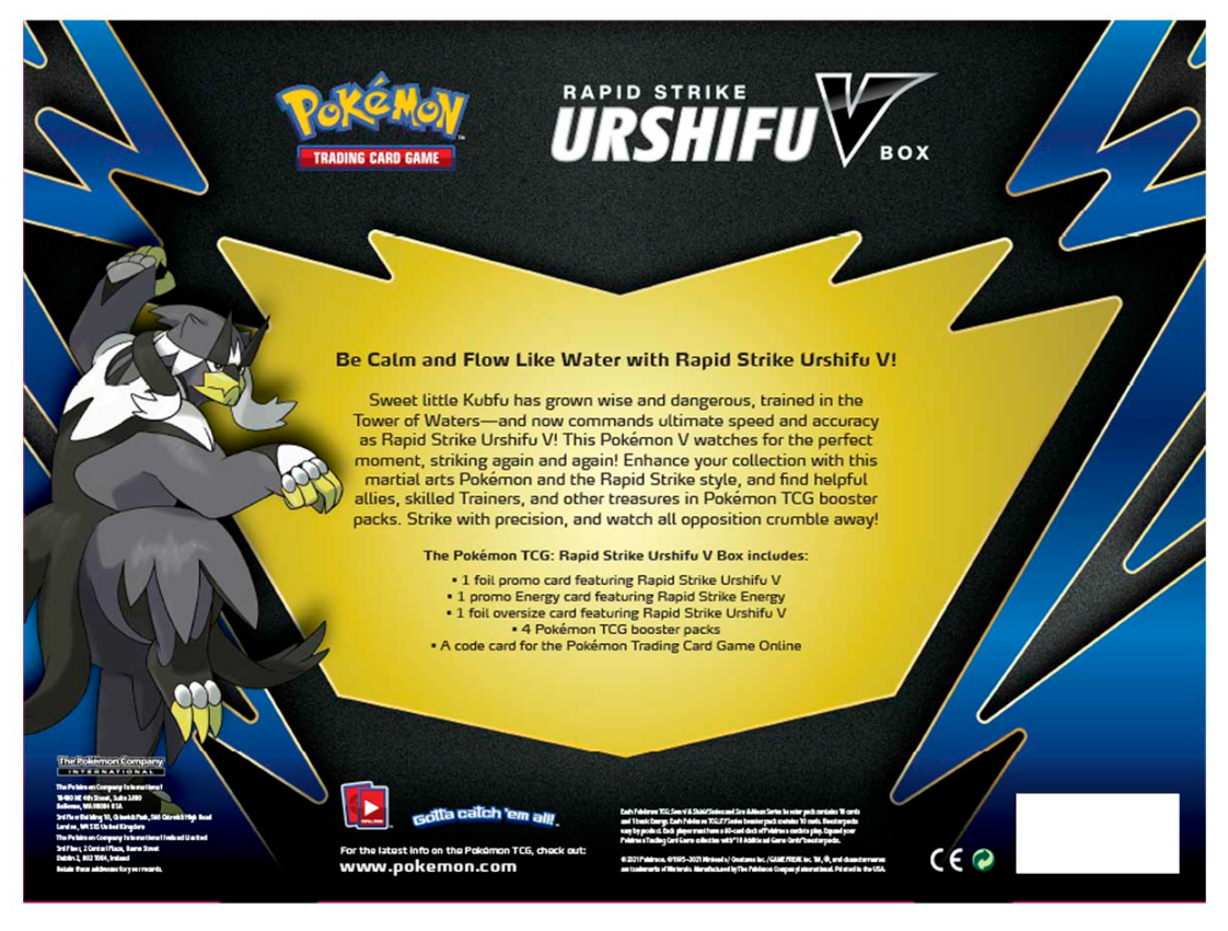 Sword & Shield: Battle Styles - Rapid Strike Urshifu V Box | Jack's On Queen