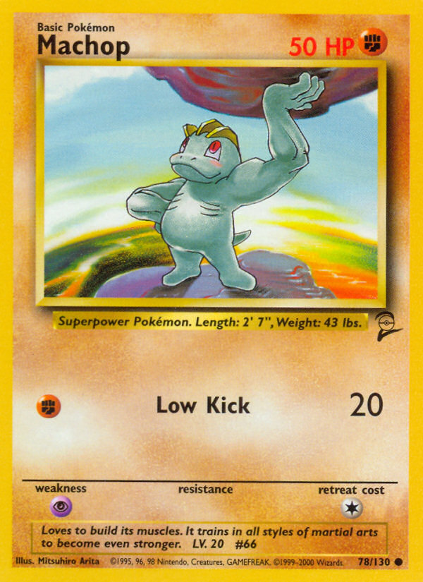 Machop (78/130) [Base Set 2] | Jack's On Queen