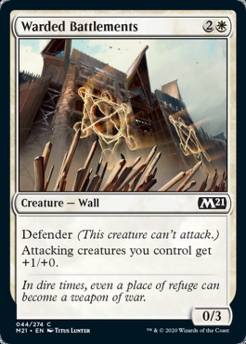 Warded Battlements [Core Set 2021] | Jack's On Queen