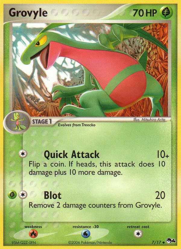 Grovyle (7/17) [POP Series 4] | Jack's On Queen