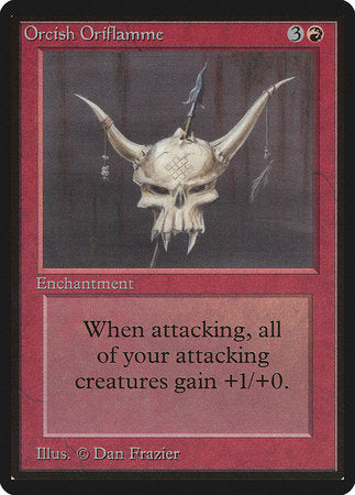 Orcish Oriflamme [Limited Edition Beta] | Jack's On Queen