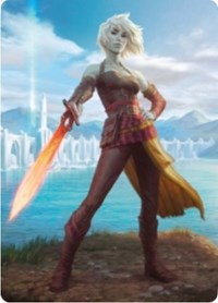 Nahiri, Heir of the Ancients 1 Art Card [Zendikar Rising Art Series] | Jack's On Queen