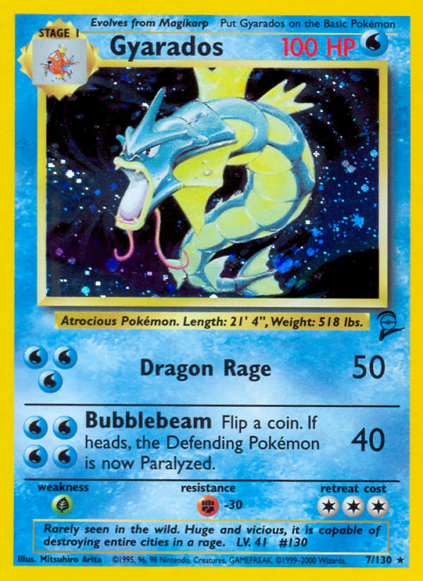 Gyarados (7/130) [Base Set 2] | Jack's On Queen