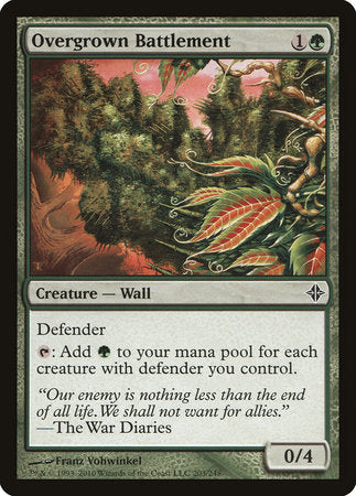 Overgrown Battlement [Rise of the Eldrazi] | Jack's On Queen