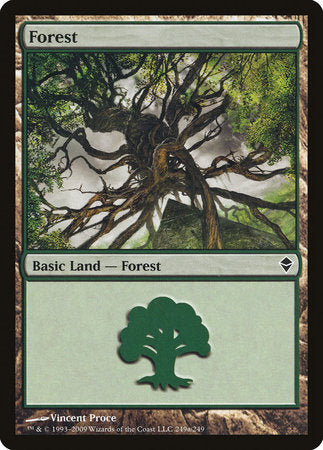 Forest (249a) [Zendikar] | Jack's On Queen