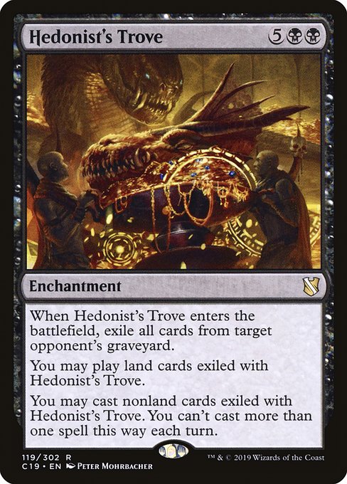 Hedonist's Trove [Commander 2019] | Jack's On Queen