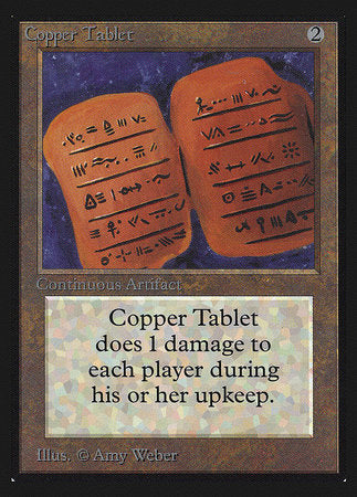 Copper Tablet (IE) [Intl. Collectors’ Edition] | Jack's On Queen