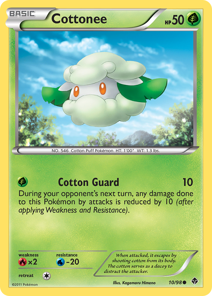 Cottonee (10/98) [Black & White: Emerging Powers] | Jack's On Queen