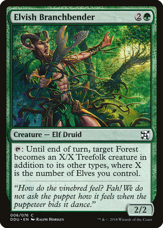 Elvish Branchbender [Duel Decks: Elves vs. Inventors] | Jack's On Queen