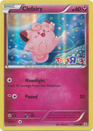 Clefairy (50/83) (Toys R Us Promo) [XY: Generations] | Jack's On Queen