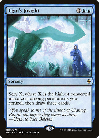 Ugin's Insight [Battle for Zendikar] | Jack's On Queen
