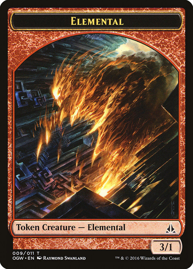 Elemental (009/011) [Oath of the Gatewatch Tokens] | Jack's On Queen