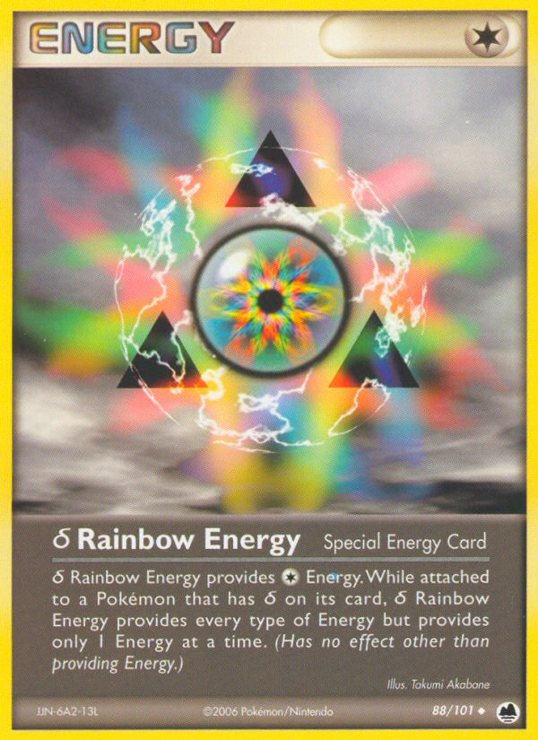 Rainbow Energy (88/101) (Delta Species) [EX: Dragon Frontiers] | Jack's On Queen