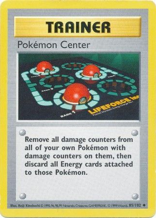 Pokemon Center (85/102) [Base Set Shadowless Unlimited] | Jack's On Queen