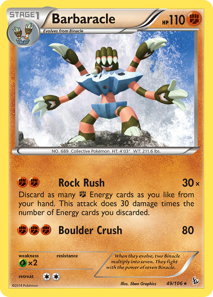 Barbaracle (49/106) [XY: Flashfire] | Jack's On Queen