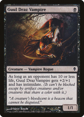 Guul Draz Vampire [Zendikar] | Jack's On Queen