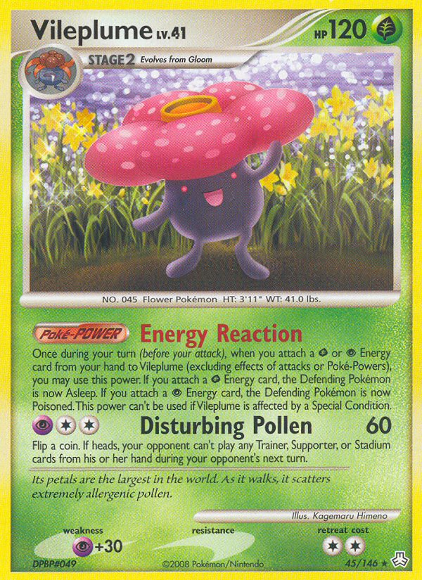 Vileplume (45/146) [Diamond & Pearl: Legends Awakened] | Jack's On Queen