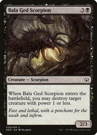 Bala Ged Scorpion [Duel Decks: Nissa vs. Ob Nixilis] | Jack's On Queen