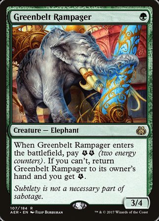 Greenbelt Rampager [Aether Revolt] | Jack's On Queen