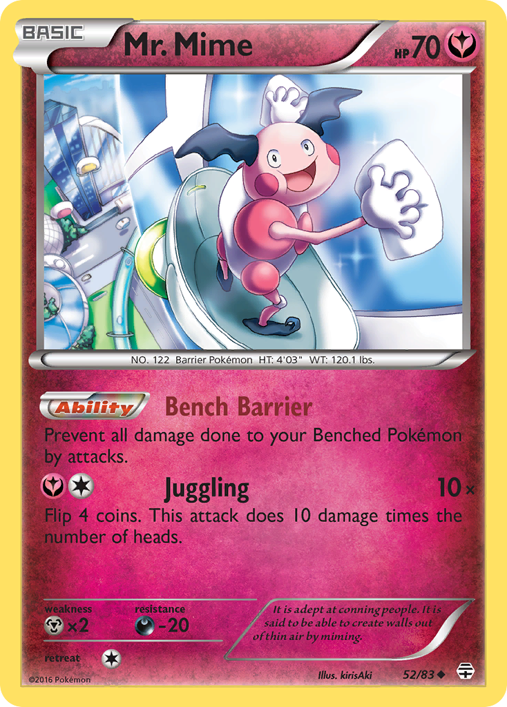 Mr. Mime (52/83) [XY: Generations] | Jack's On Queen