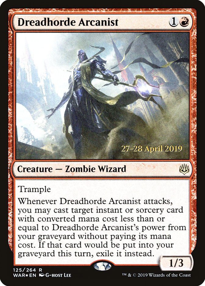 Dreadhorde Arcanist  [War of the Spark Prerelease Promos] | Jack's On Queen