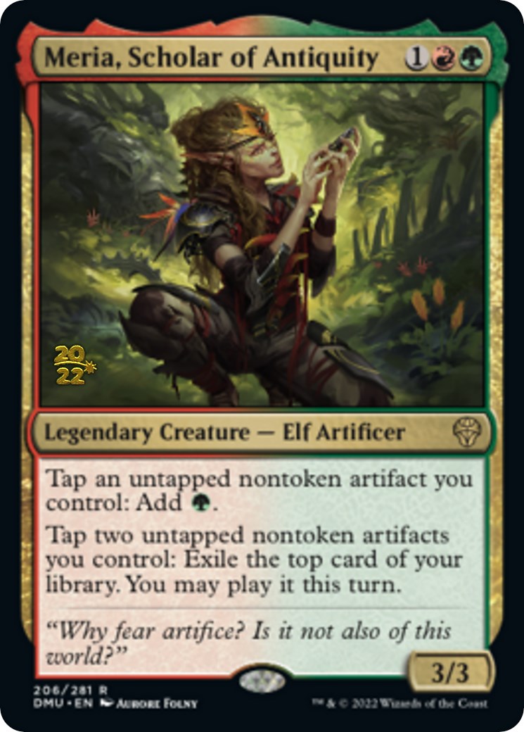 Meria, Scholar of Antiquity [Dominaria United Prerelease Promos] | Jack's On Queen