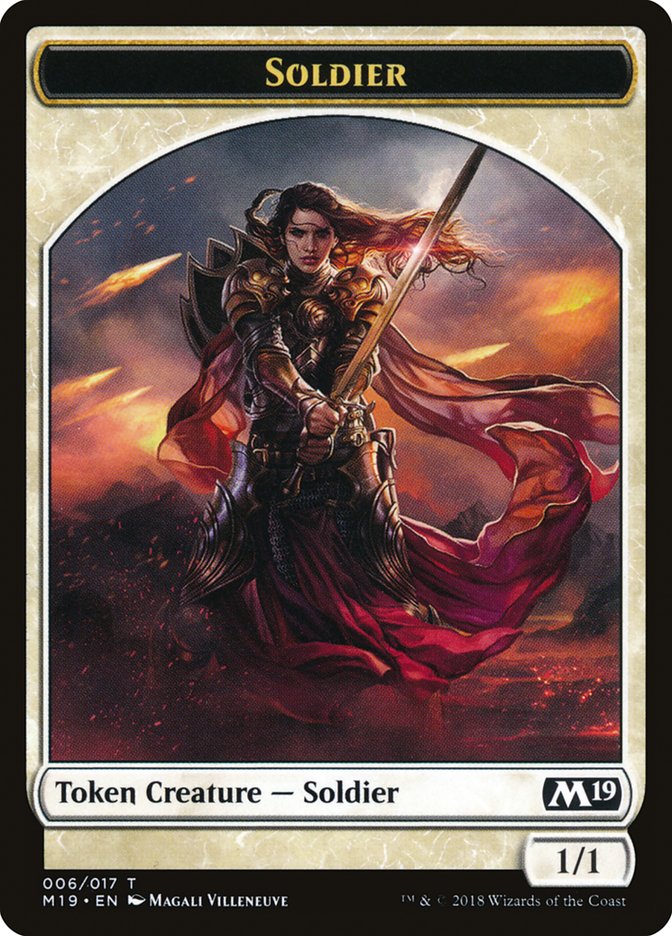 Soldier [Core Set 2019 Tokens] | Jack's On Queen