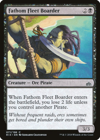 Fathom Fleet Boarder [Rivals of Ixalan] | Jack's On Queen