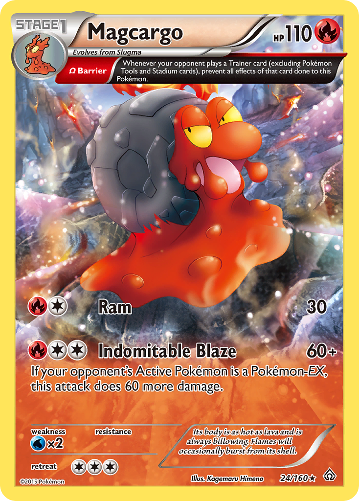 Magcargo (24/160) [XY: Primal Clash] | Jack's On Queen