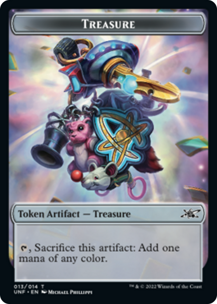 Squirrel // Treasure (013) Double-sided Token [Unfinity Tokens] | Jack's On Queen