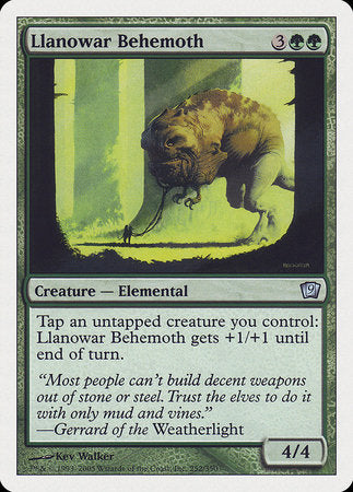 Llanowar Behemoth [Ninth Edition] | Jack's On Queen