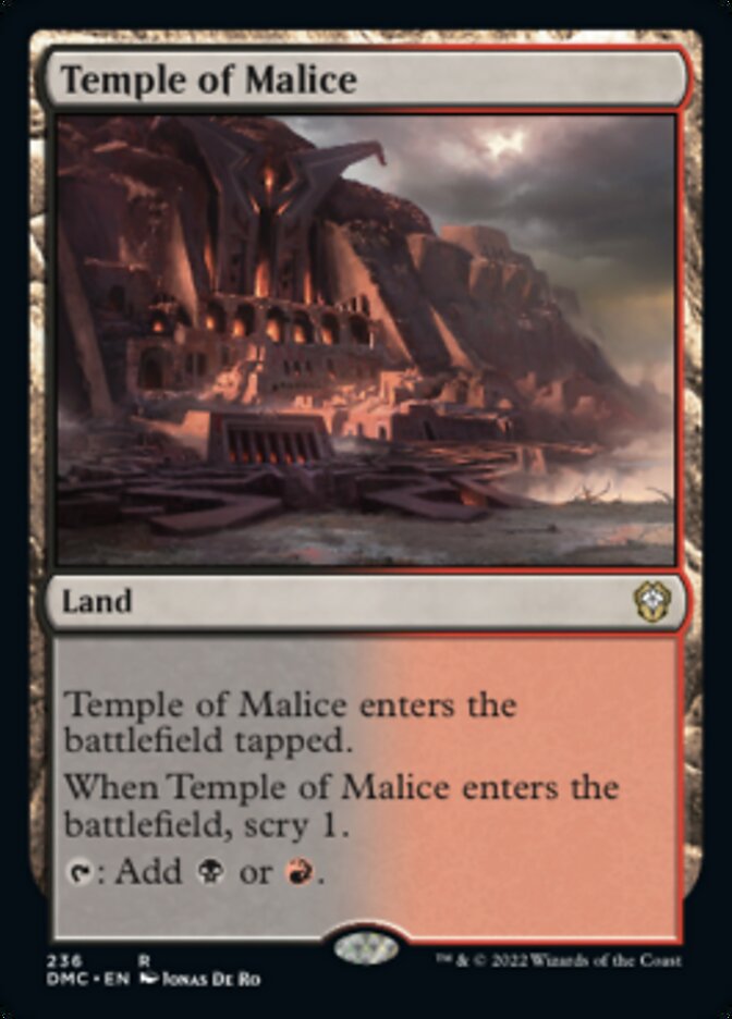 Temple of Malice [Dominaria United Commander] | Jack's On Queen