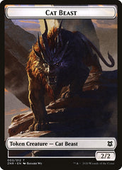 Cat Beast Token [Zendikar Rising] | Jack's On Queen