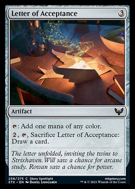 Letter of Acceptance [Strixhaven: School of Mages] | Jack's On Queen