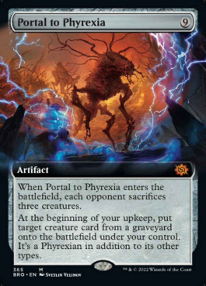 Portal to Phyrexia (Extended Art) [The Brothers' War] | Jack's On Queen