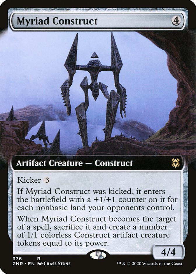 Myriad Construct (Extended Art) [Zendikar Rising] | Jack's On Queen