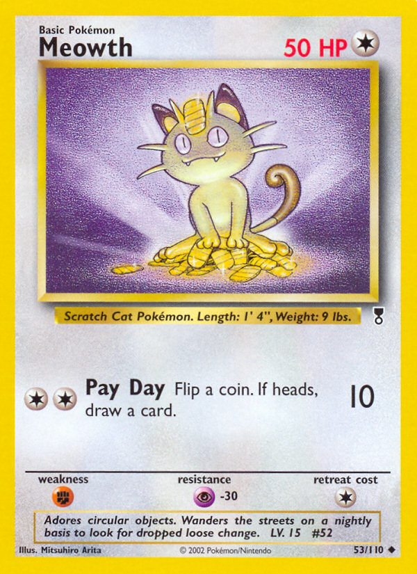 Meowth (53/110) [Legendary Collection] | Jack's On Queen