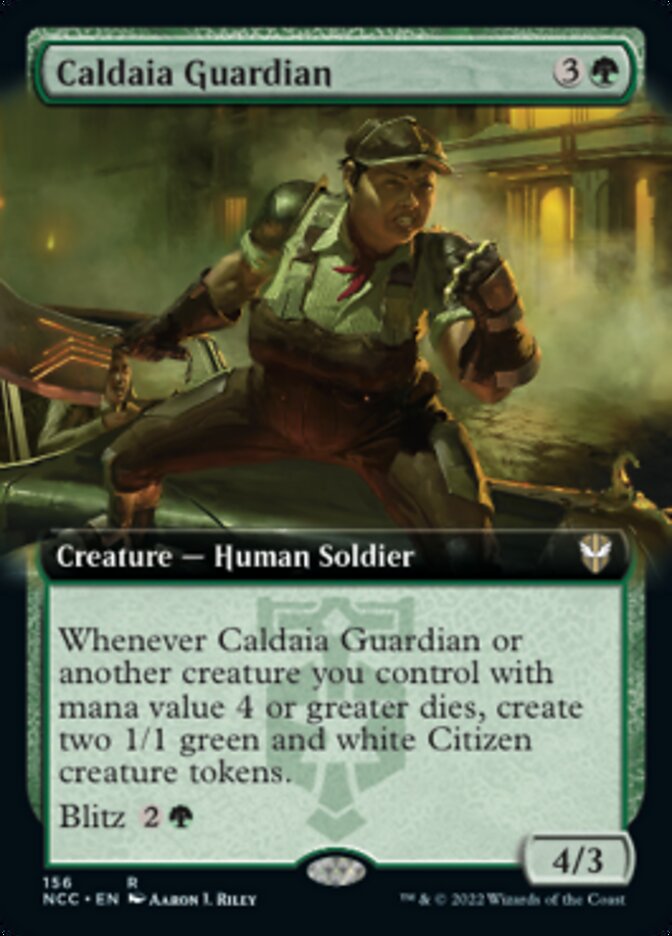 Caldaia Guardian (Extended Art) [Streets of New Capenna Commander] | Jack's On Queen